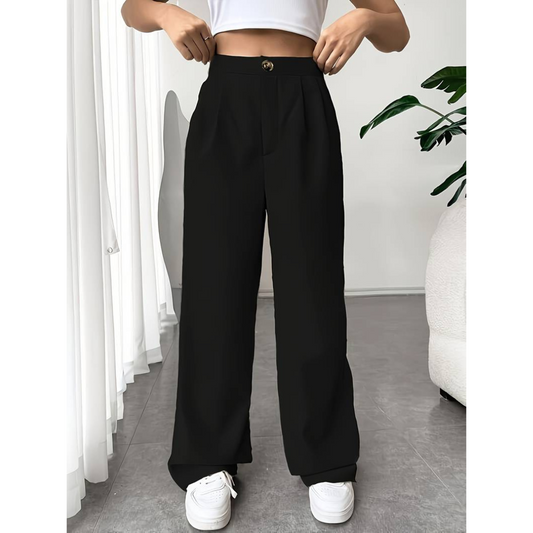 Selina - Bequeme High-Waist Hose mit weitem Bein