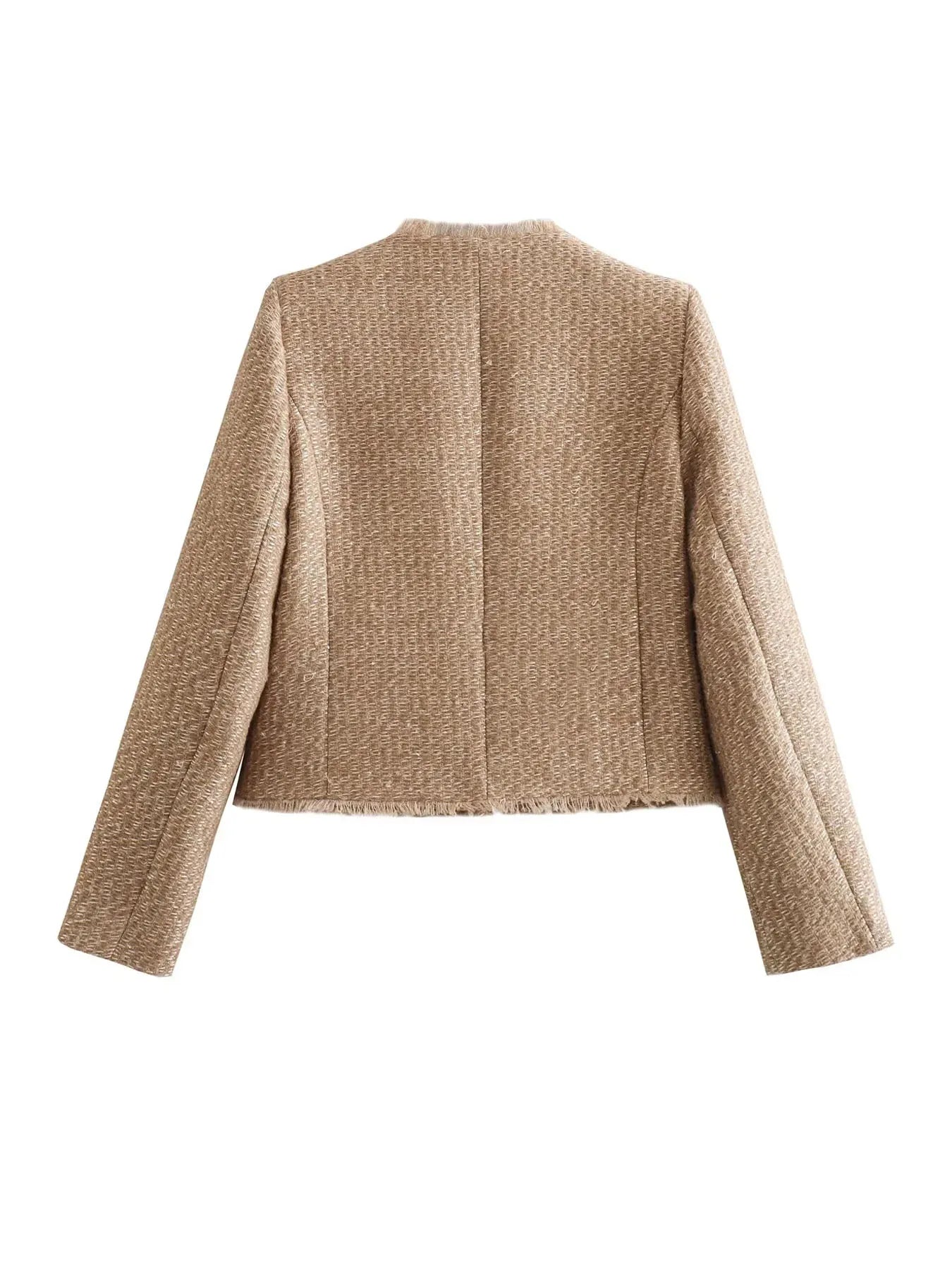 Olesia - Elegante Bouclé-Jacke