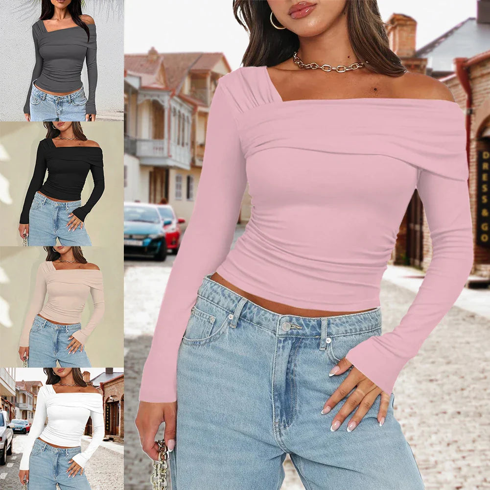 Ella Off-Shoulder Top – Verführerischer Charme in einem Top