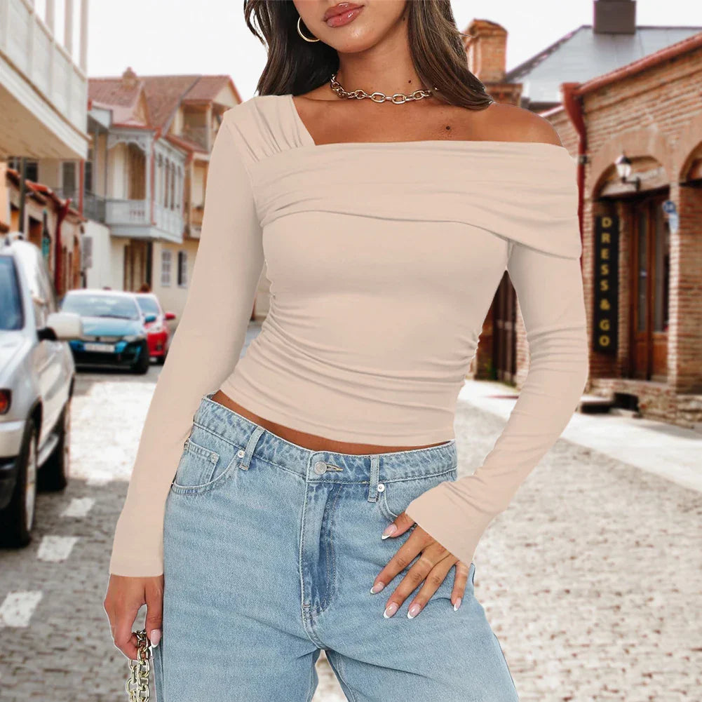 Ella Off-Shoulder Top – Verführerischer Charme in einem Top