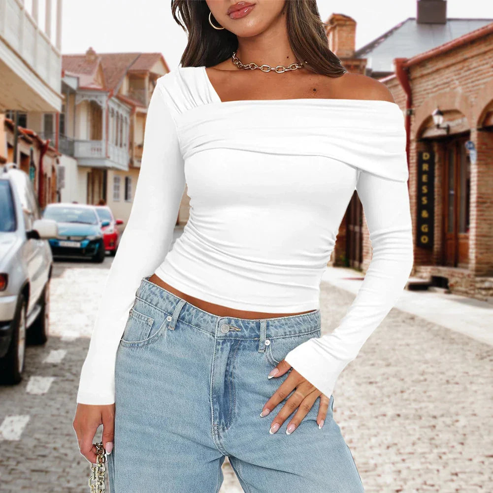 Ella Off-Shoulder Top – Verführerischer Charme in einem Top