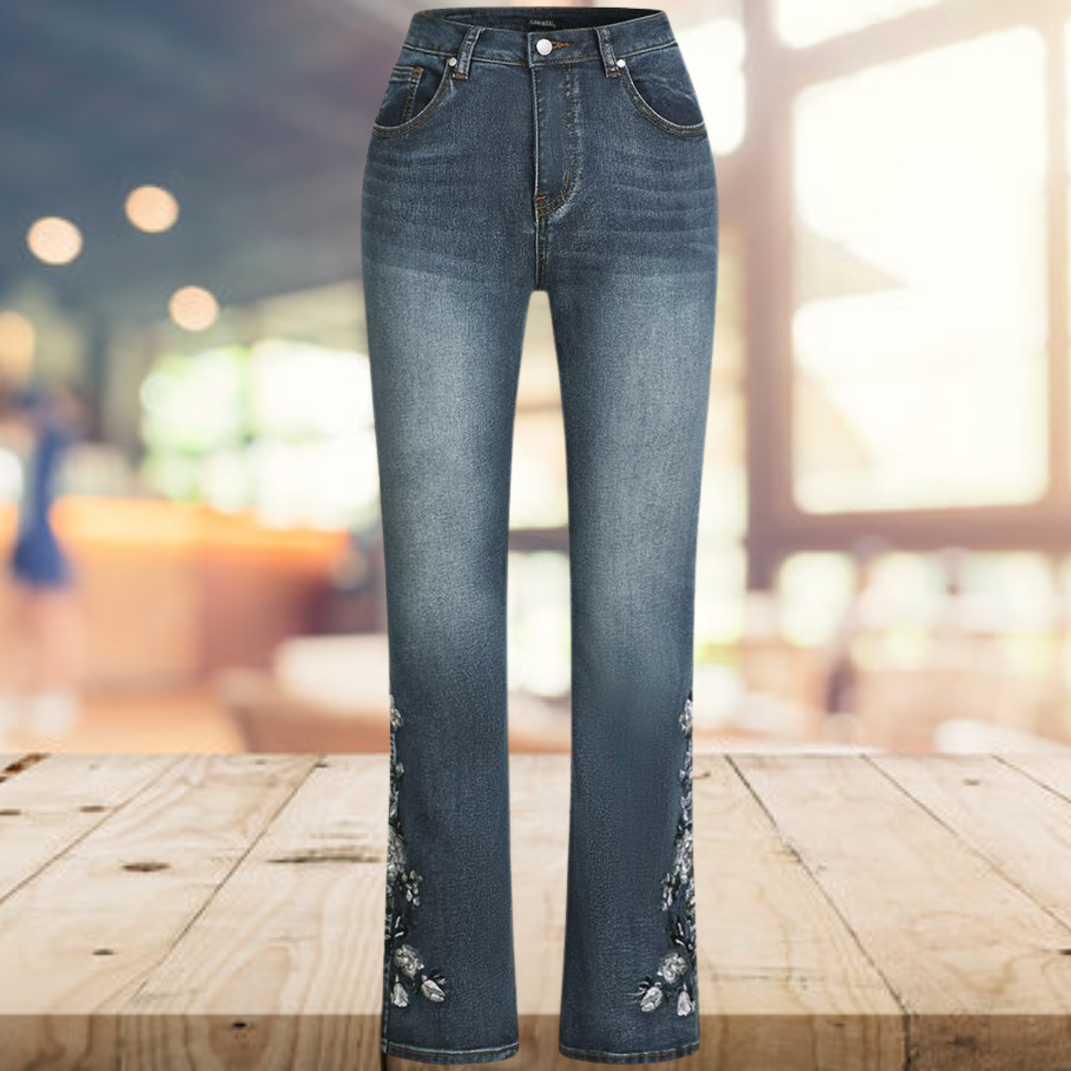 Elena - Slim Fit Denim Jeans