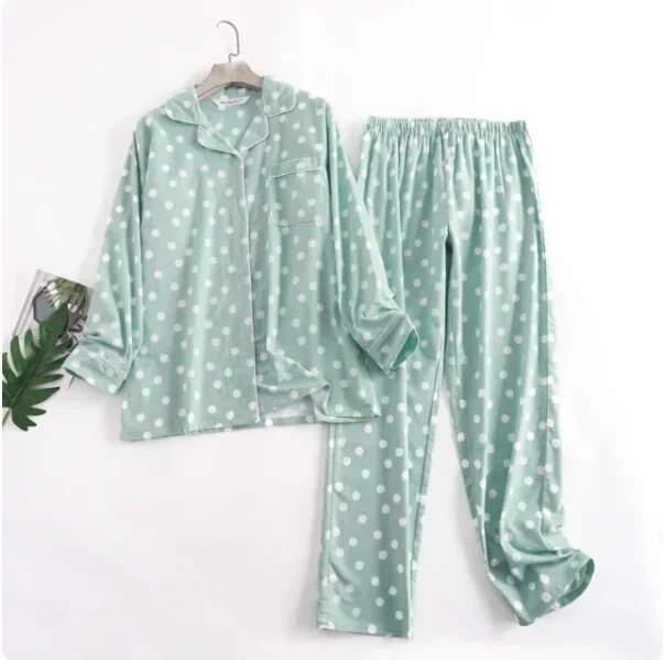 Cassandra – Baumwollflanell Pyjama-Set