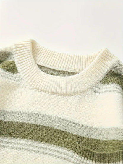 Jasper – Stylischer Pullover mit Streifenmuster für Herren