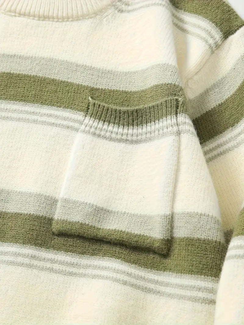 Jasper – Stylischer Pullover mit Streifenmuster für Herren