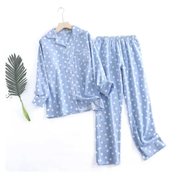 Cassandra – Baumwollflanell Pyjama-Set