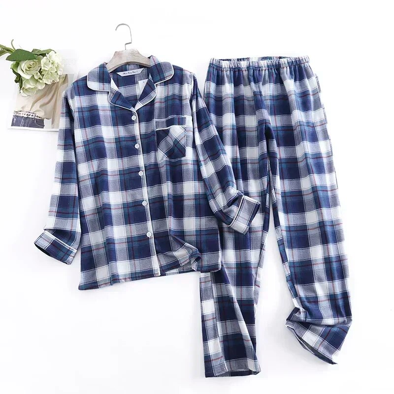 Cassandra – Baumwollflanell Pyjama-Set