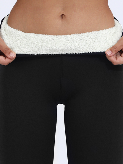 CozyLuxe - Plüschstrumpfhose aus Lammfleece